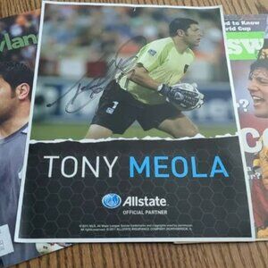 Tony Meola Collection 1994 World Cup Newsweek Signed Print USMNT NJ Ironmen